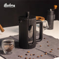 Cafetera Francesa De 600 Ml Vidrio Y Plástico Negro