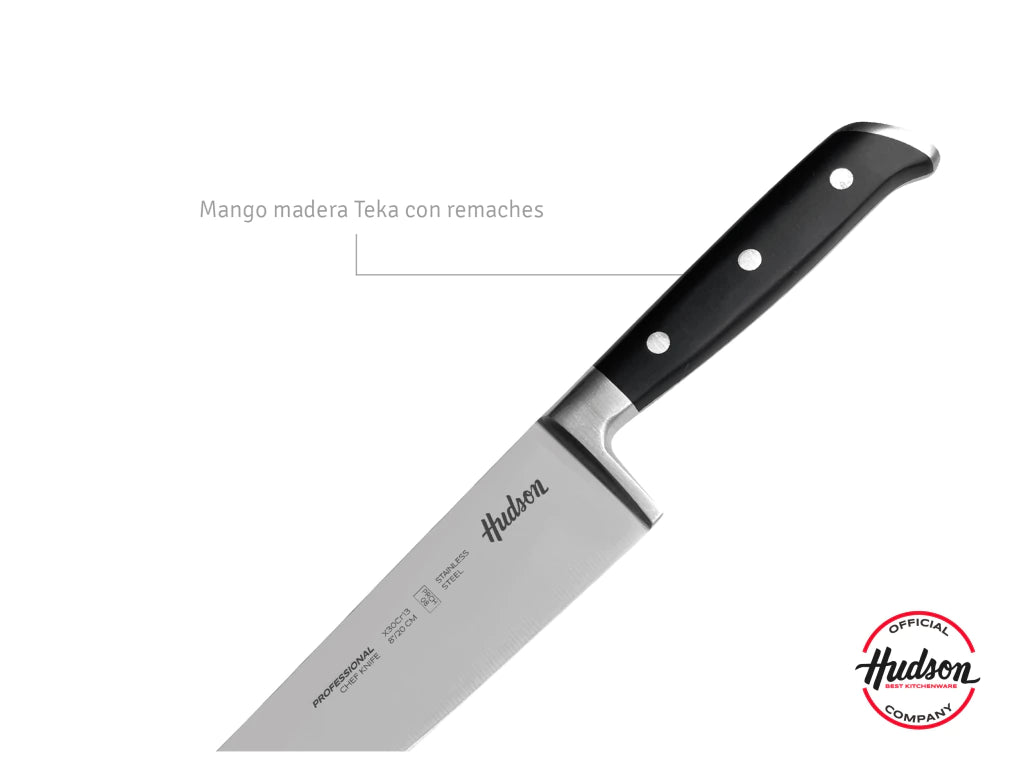 Cuchillo Chef 8 Acero Inoxidable Caja Para Regalo
