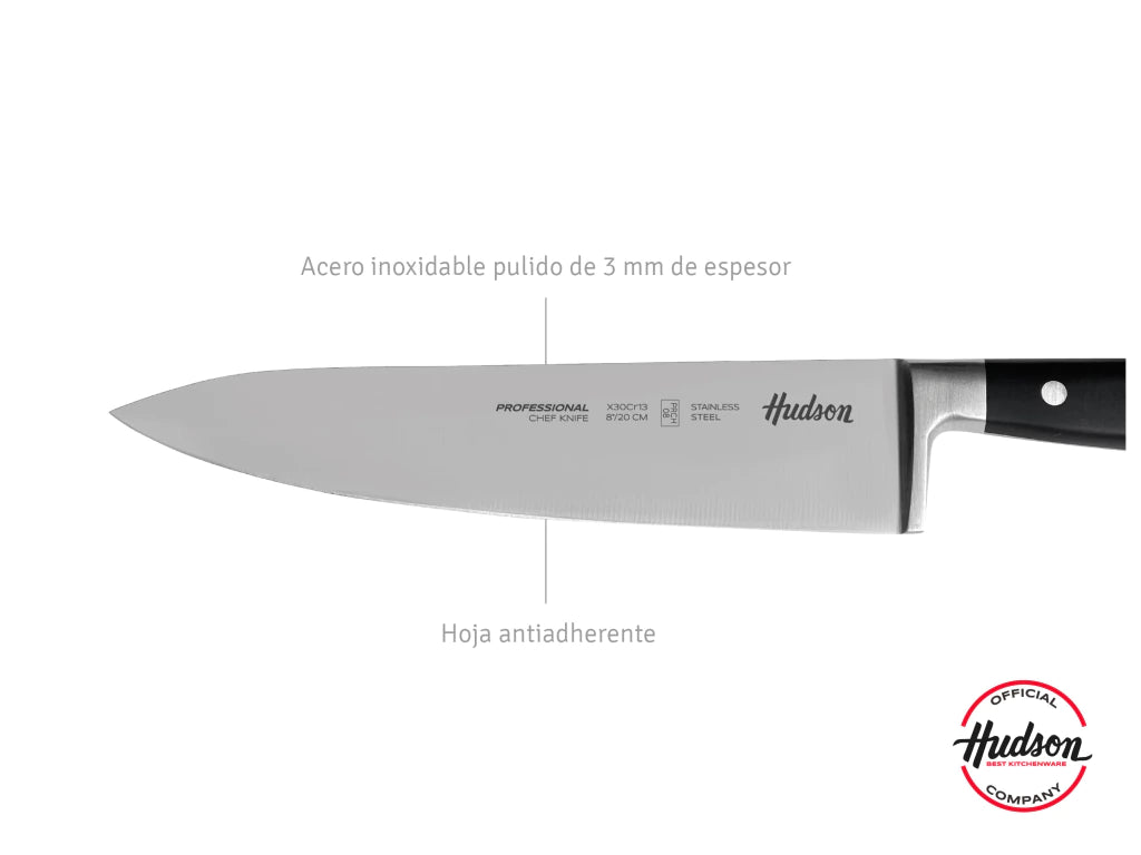 Cuchillo Chef 8 Acero Inoxidable Caja Para Regalo
