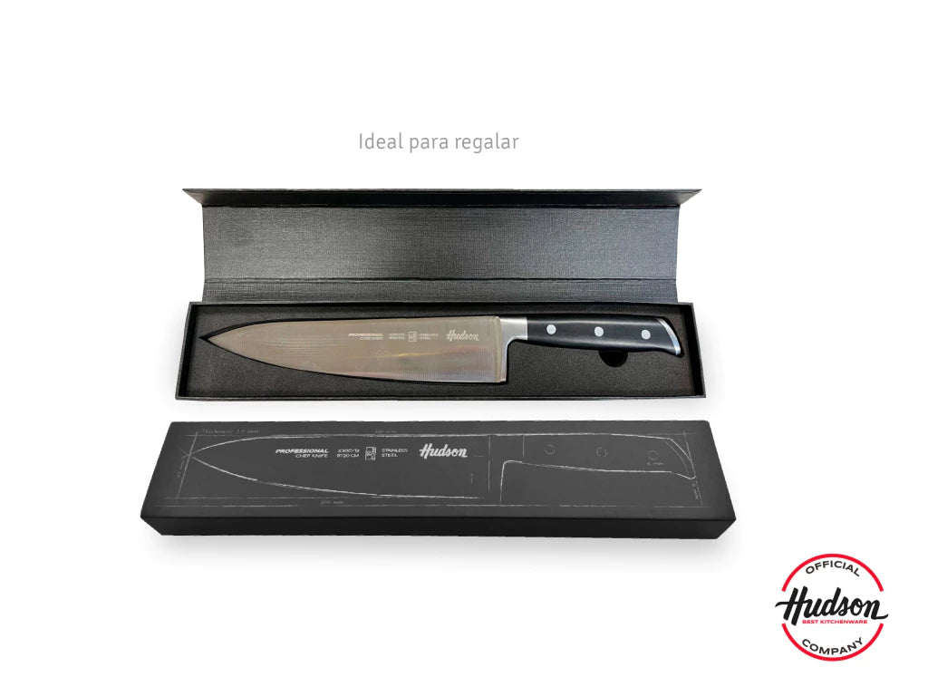 Cuchillo Chef 8 Acero Inoxidable Caja Para Regalo