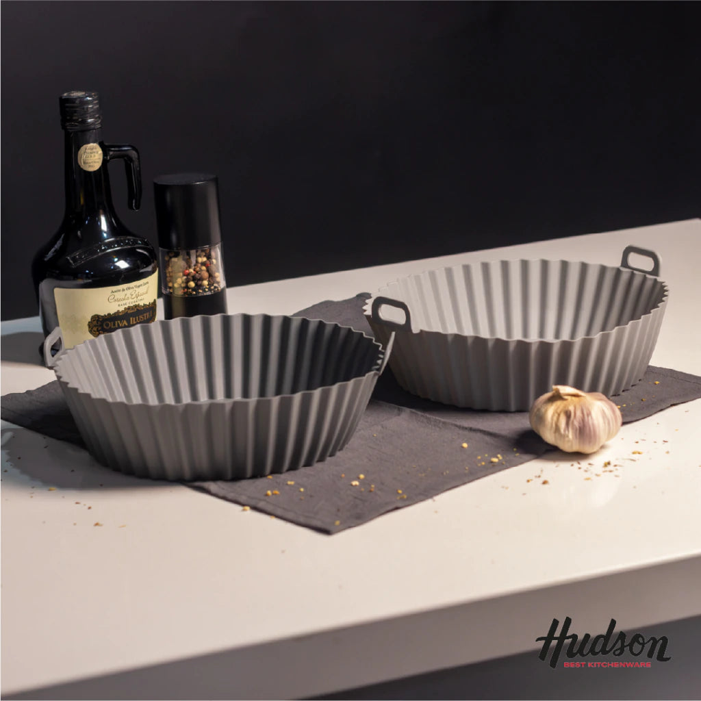 Set X2 Molde Silicona Airfryer Freidora Aire 20x6 Cm Redonda