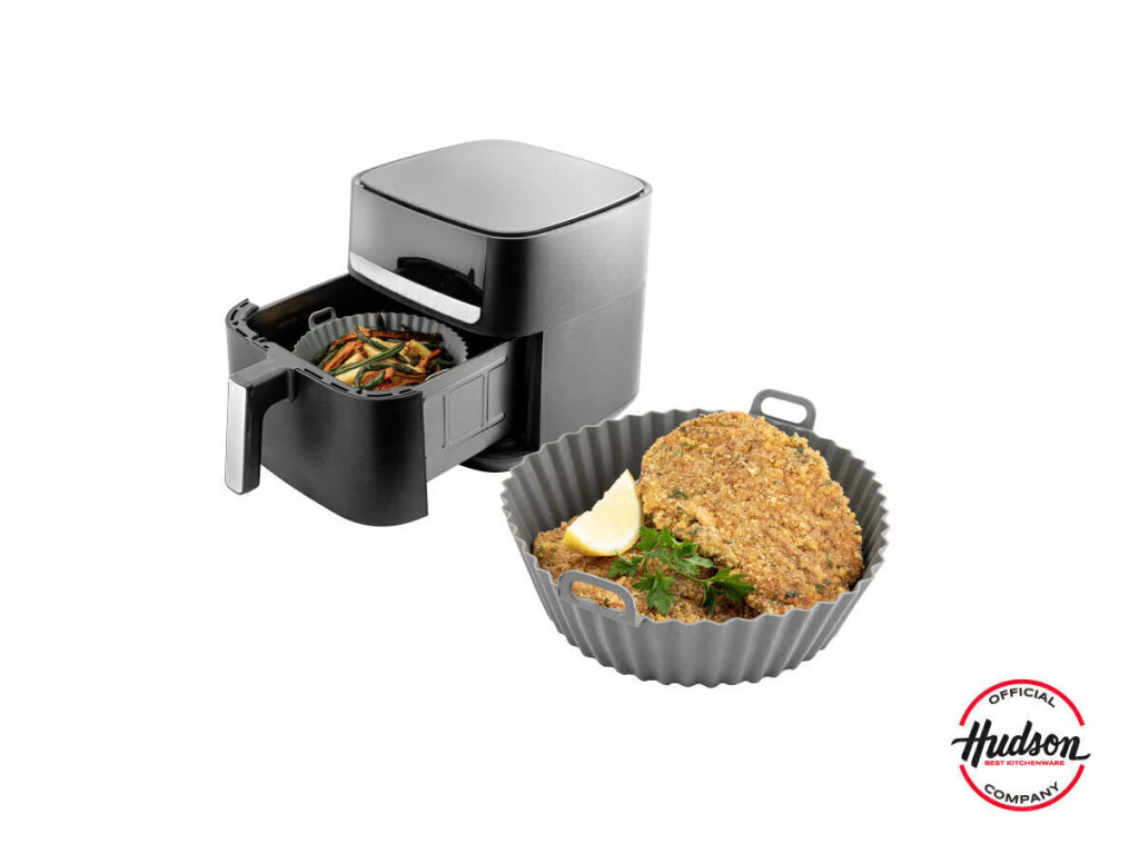 Molde de Silicona Para Airfryer 22x6 cm Gris