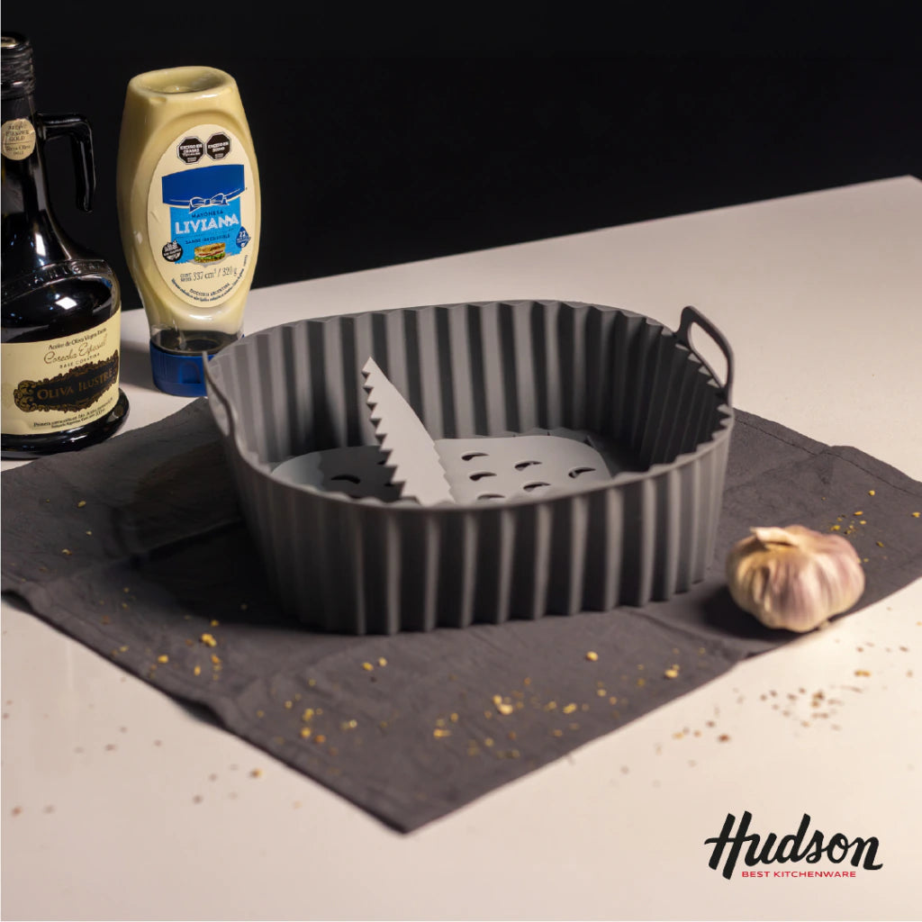 Molde de Silicona para Air fryer 22x7,5 Cm Con separador