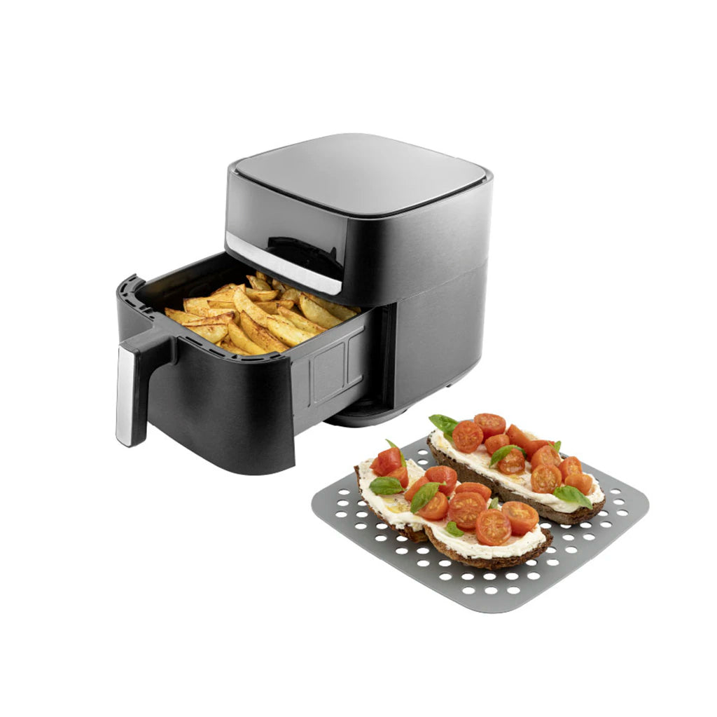 Moldes X2 Para Airfryer Silicona 22x19 Cm Cuadrado