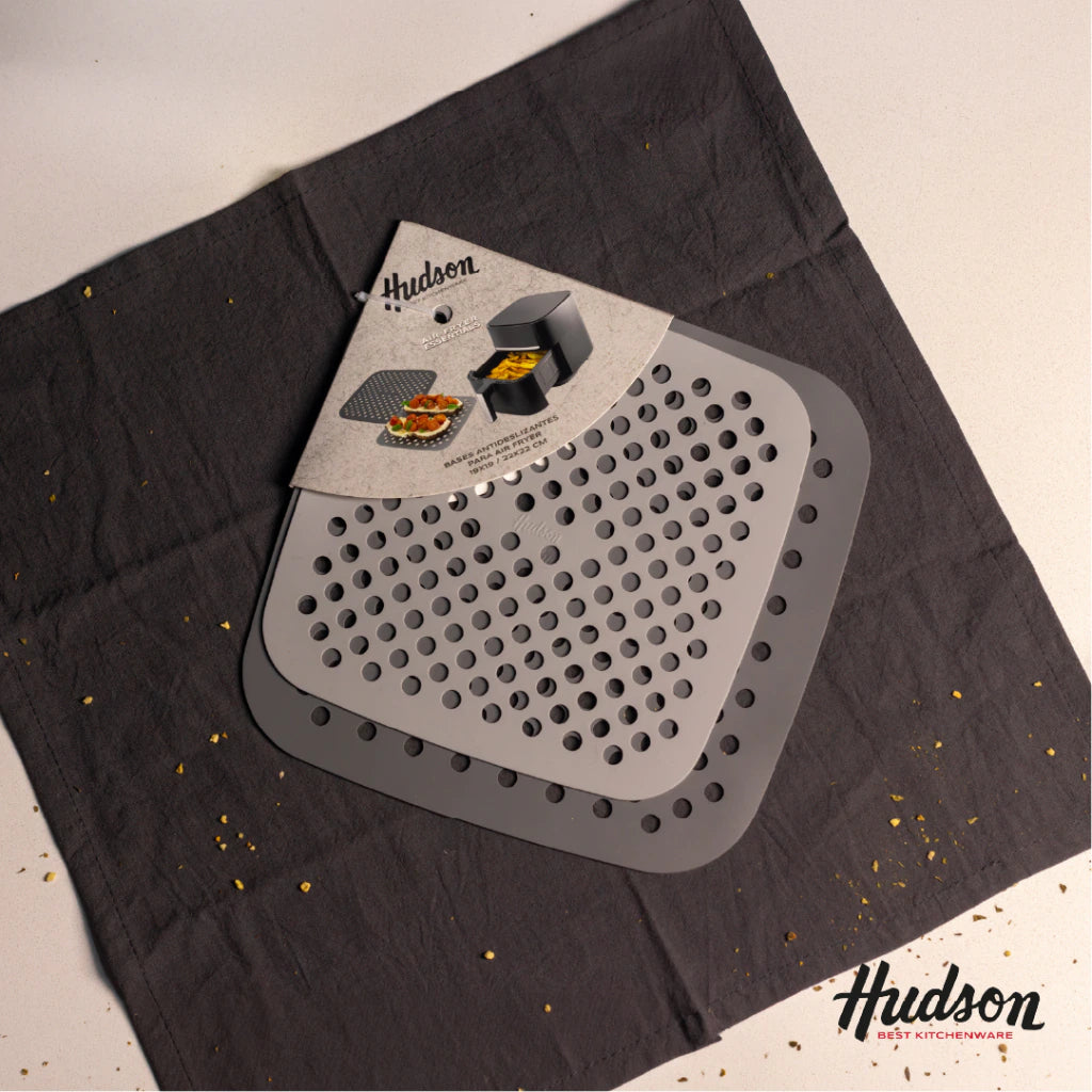 Moldes X2 Para Airfryer Silicona 22x19 Cm Cuadrado