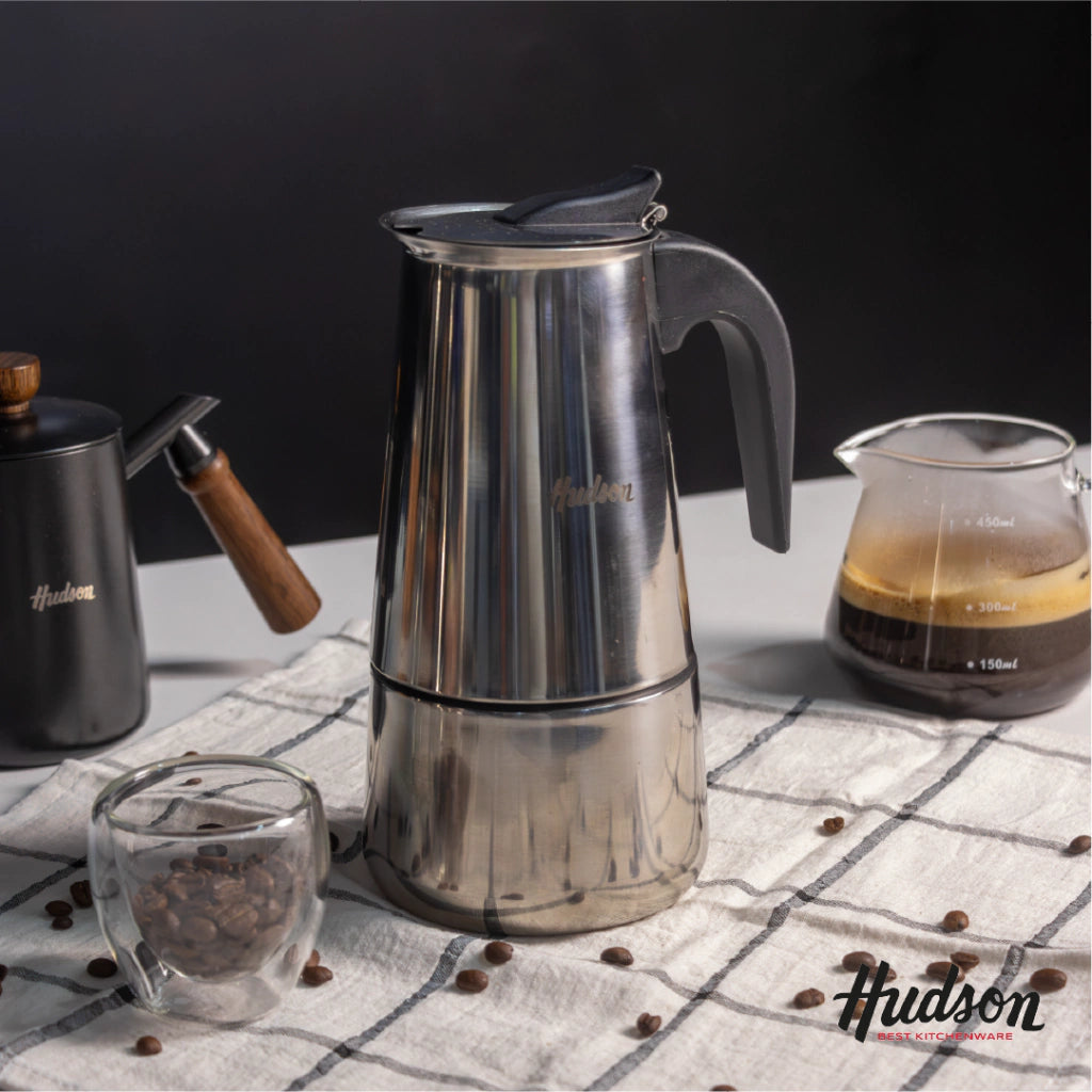 Cafetera Italiana de 650 ml Acero Inoxidable Pulido