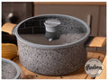 Nueva Olla Stone 28 cm 8.1 Litros de Aluminio Forjado c/ Antiadherente
