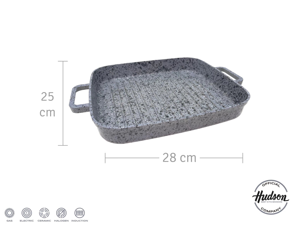Nueva Bifera 28 cm STONE de Aluminio Forjado c/ Antiadherente p/ Inducción