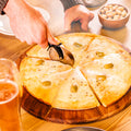 Corta Pizza Rueda Acero Inoxidable Negro