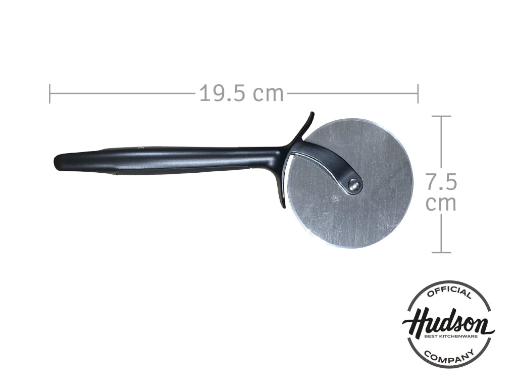 Corta Pizza Rueda Acero Inoxidable Negro