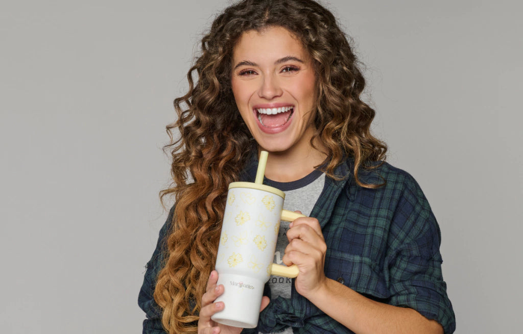 Vaso Térmico Margarita x Hudson 700 ml Tumbler Amarillo