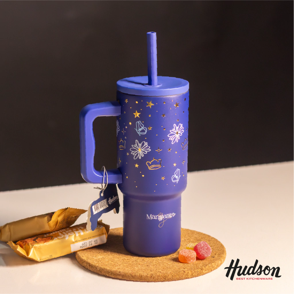 Vaso Térmico Margarita x Hudson 700 ml Tumbler Azul