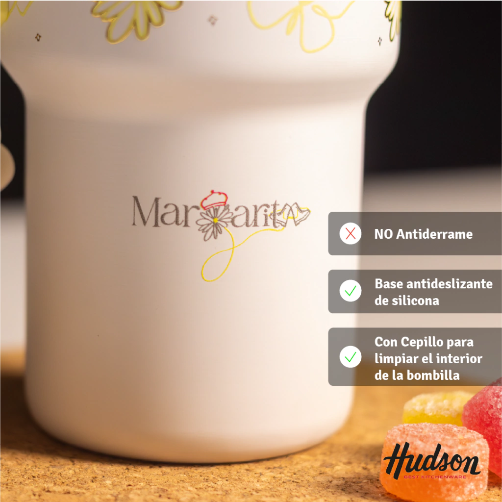 Vaso Térmico Margarita x Hudson 700 ml Tumbler Amarillo