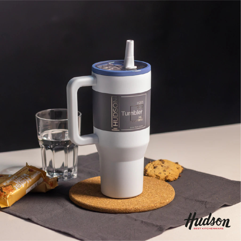 Vaso Térmico Celeste 900 ml Interior Pulido Libre de BPA