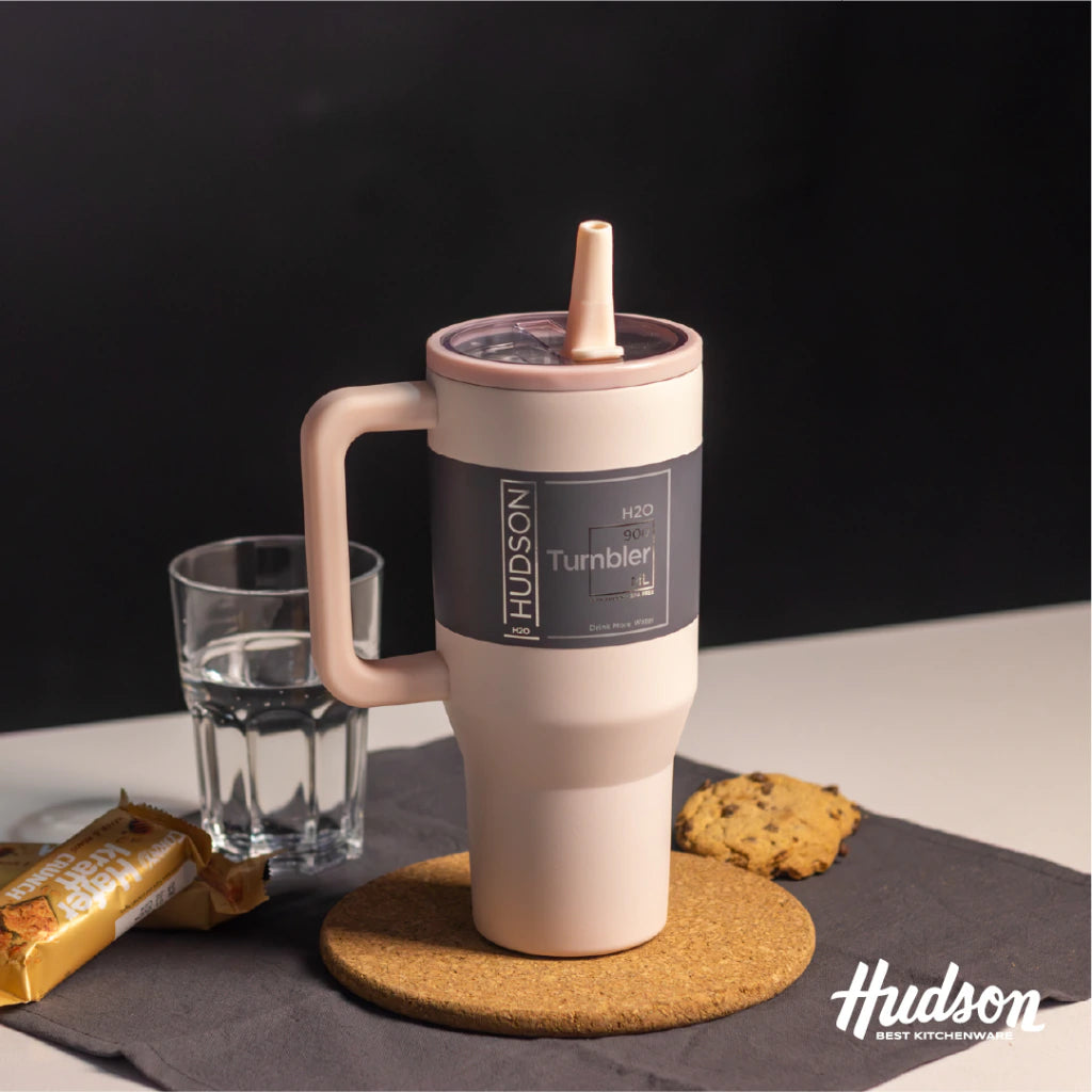 Vaso Térmico Rosa 900 ml Interior Pulido Libre de BPA